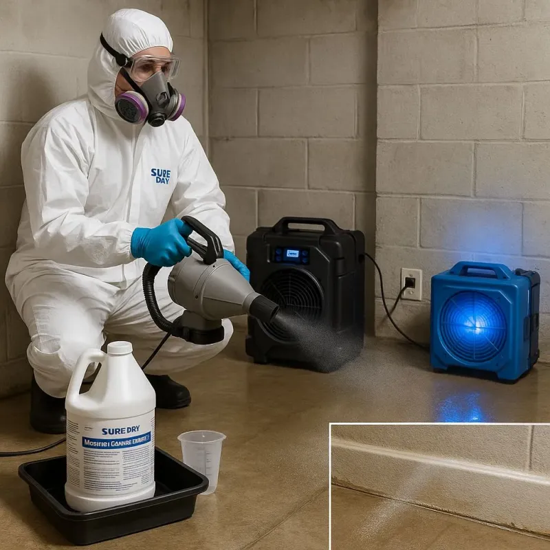 Sanitization and Odor Removal process in Nokomis, IL